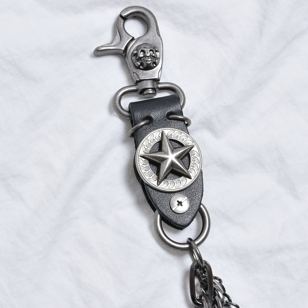 Punk Star 3連ウォレットチェーン | VOLCAN&APHRODITE