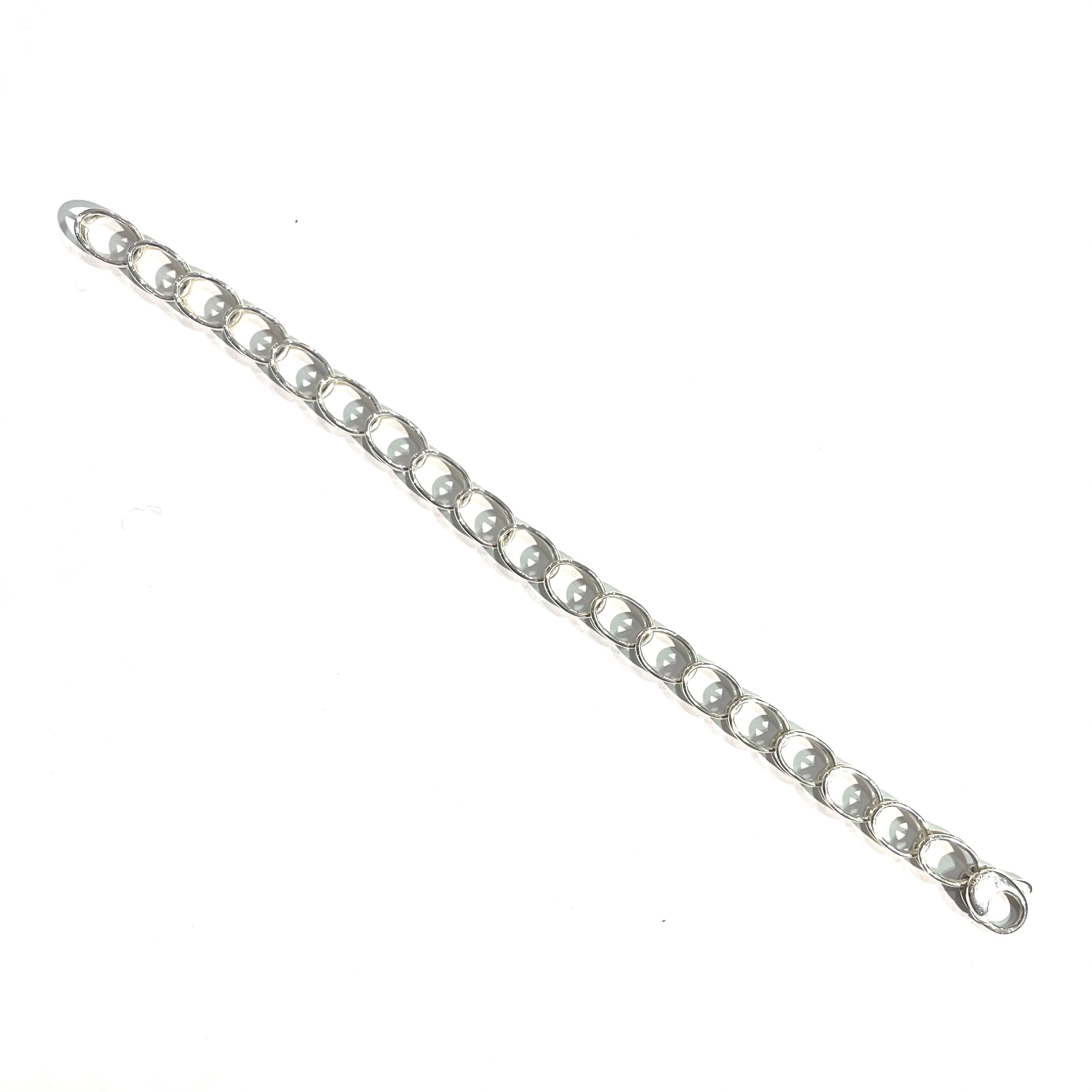 TIFFANY&CO. 】2049 Wリング リンクチェーン／シルバー925／19cm／秋冬