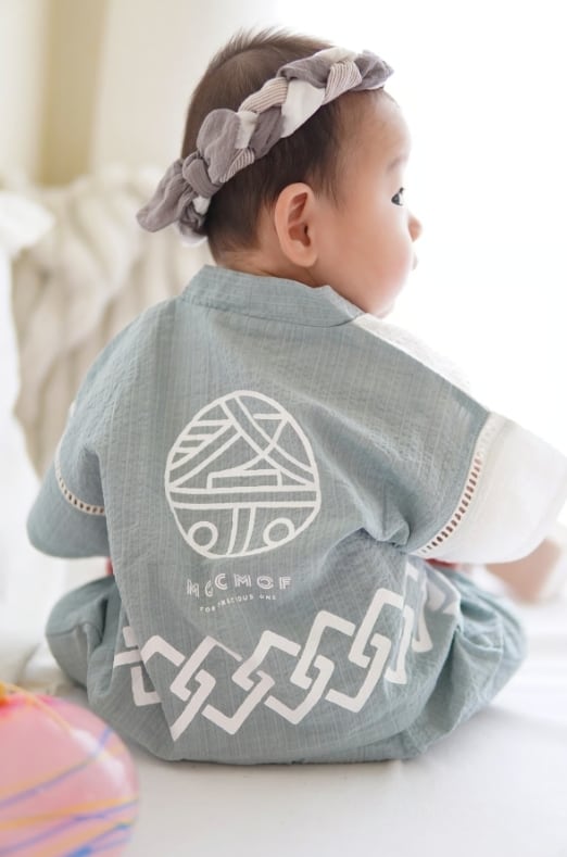 mocmof モクモフ | ベビーはっぴ 3Pセット キッズ 法被 お祭り 622