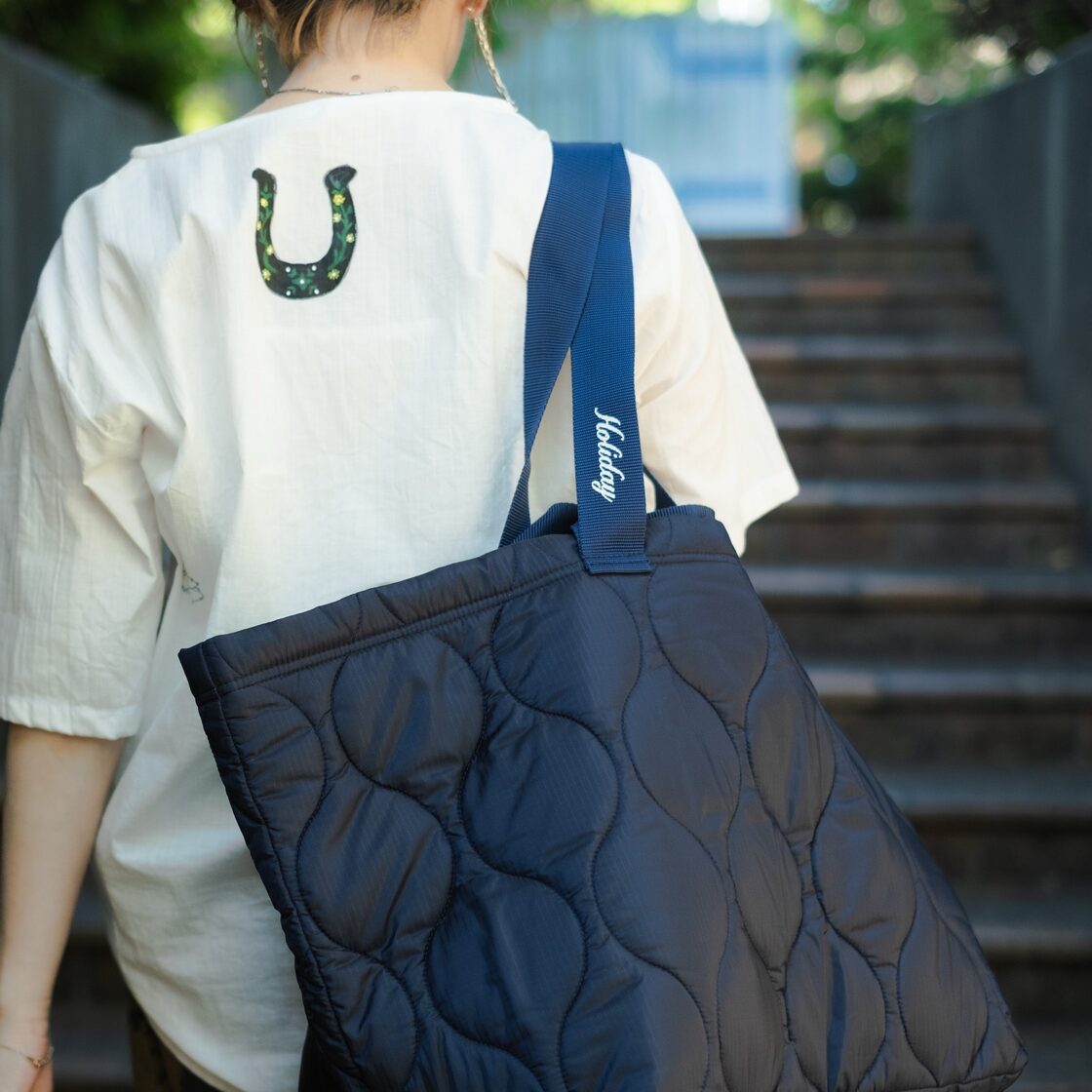 HOLIDAY】 military quilting big bag | Pay ID