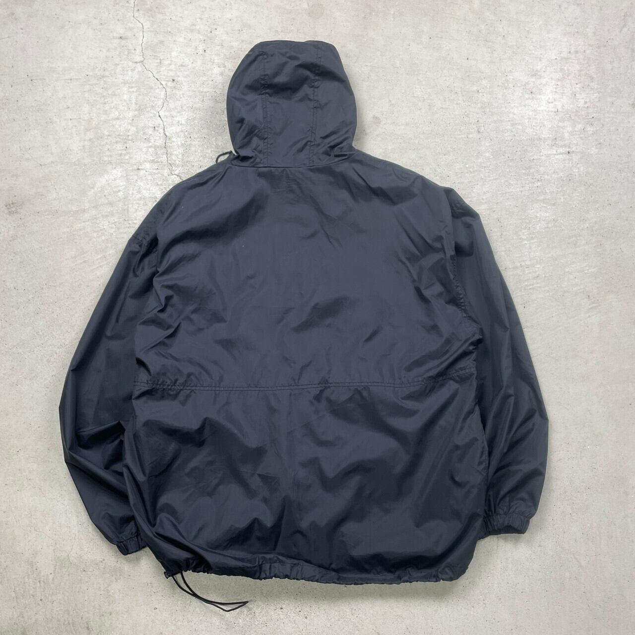 TRIMARK ナイロンアノラックパーカー パッカブル仕様 企業ロゴ刺繍