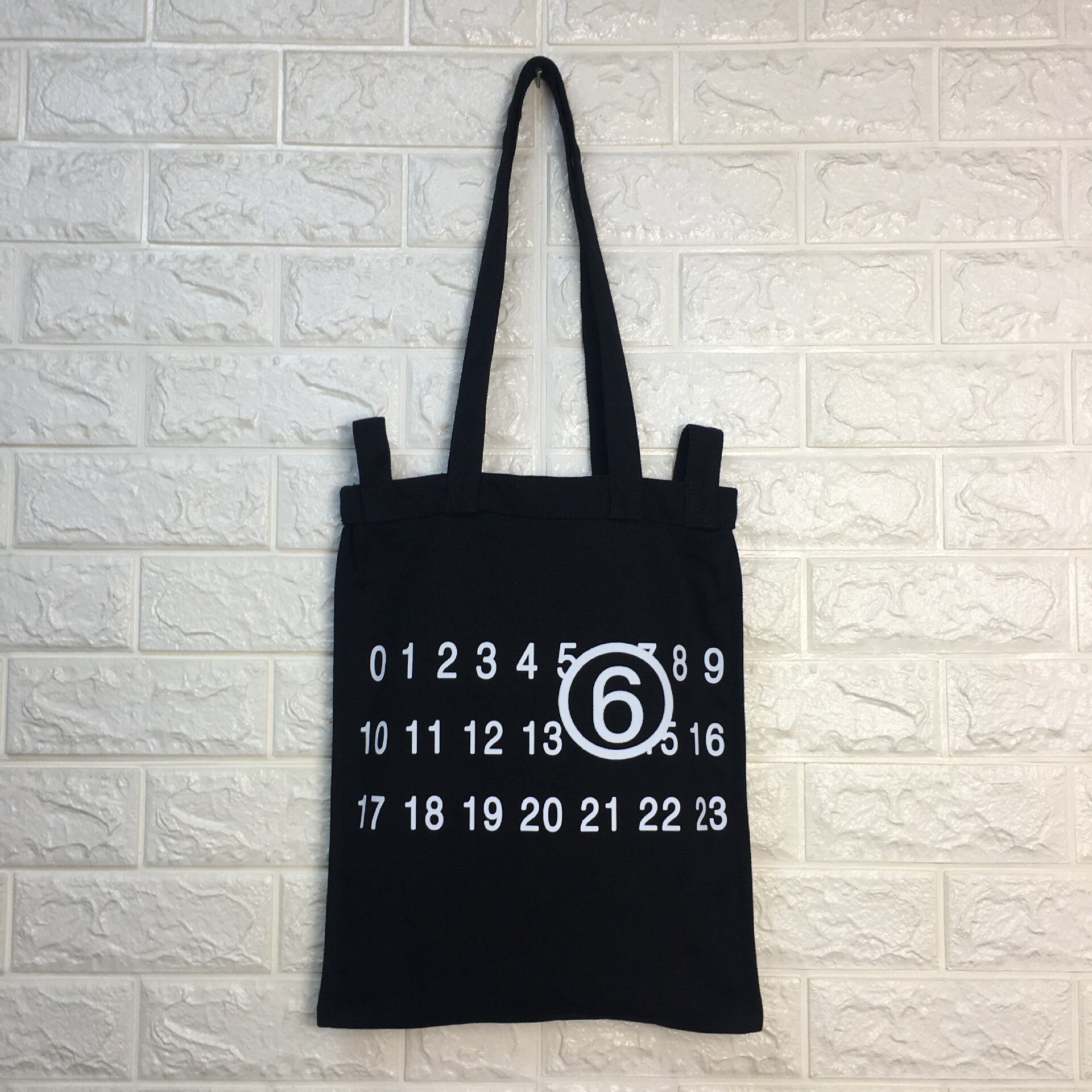 MM6 キャンバスバッグ ピュアコットン デジタルプリント TOTE ...