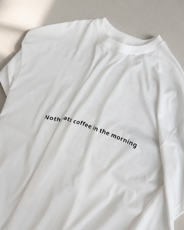 ロゴプリント モダール オーバーサイズTシャツ R0452
