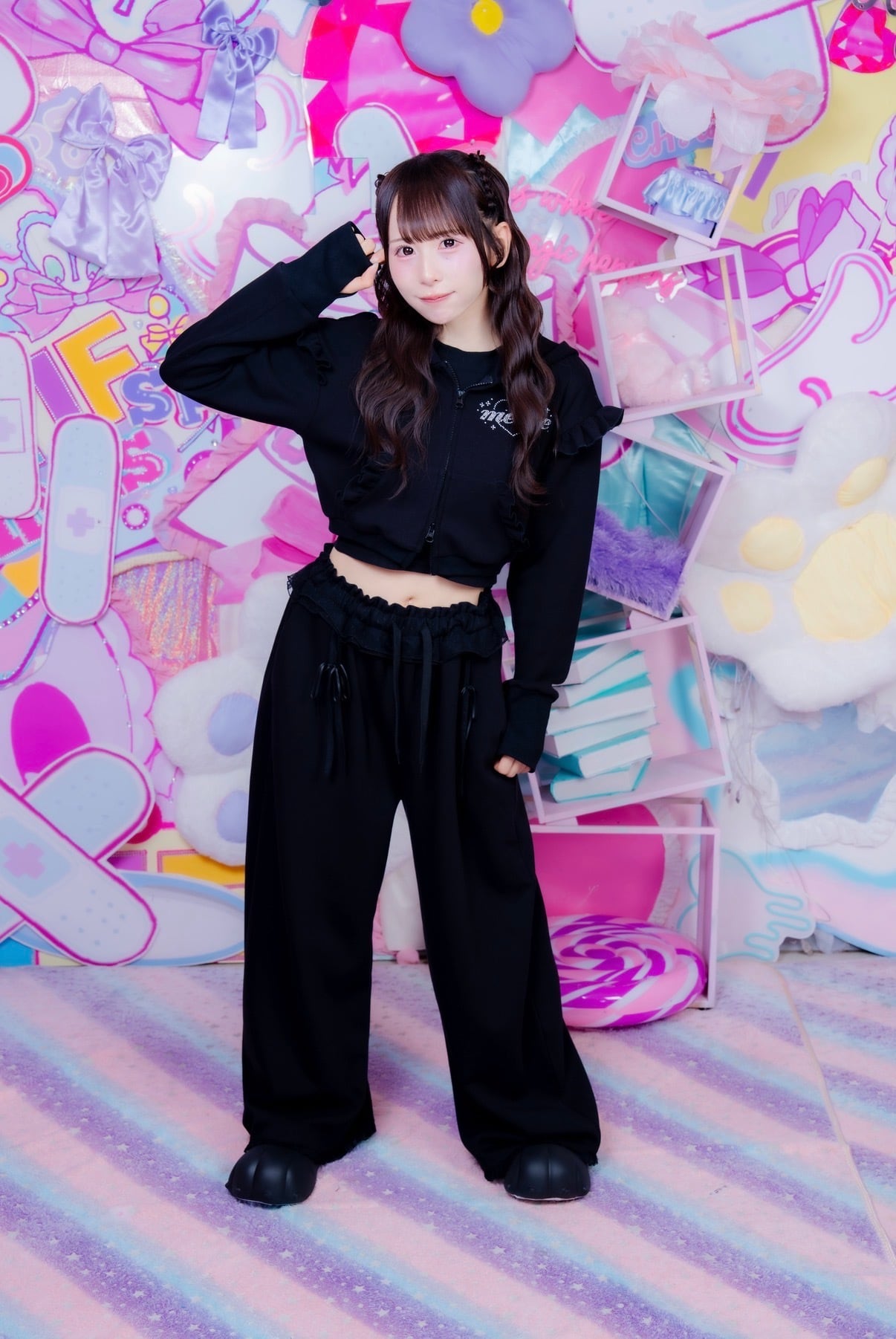 Dot Tulle Sweat Pants【10月中旬発送】