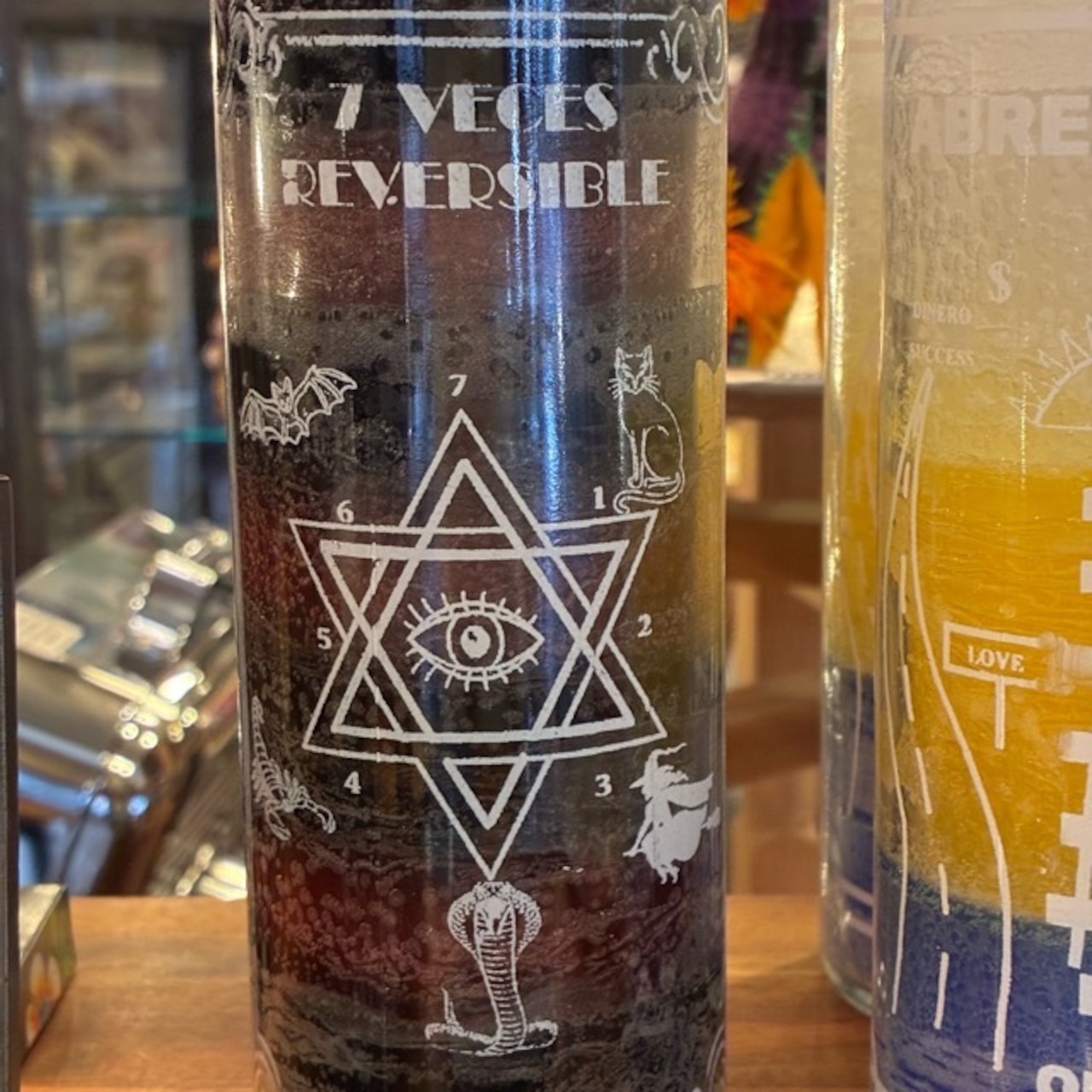 Mexico Mystic candle　メキシコ　ミスティックキャンドル　全4種　民芸品　聖人　悪魔　精霊　お守り