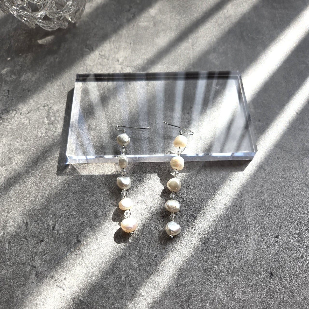 淡水パール バロック 5連フックピアス | 株式会社SAMURAI PEARL
