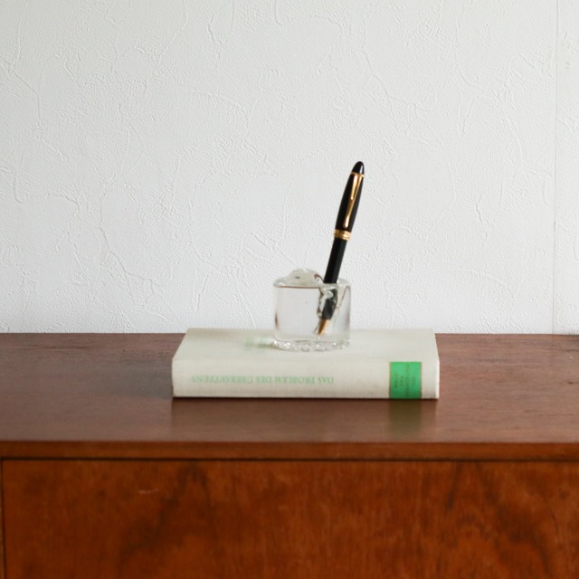 GLASS PEN HOLDER