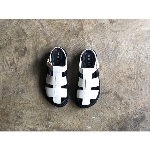 MOHI(モヒ) Pasted Leather Platform Gurkha Sandals