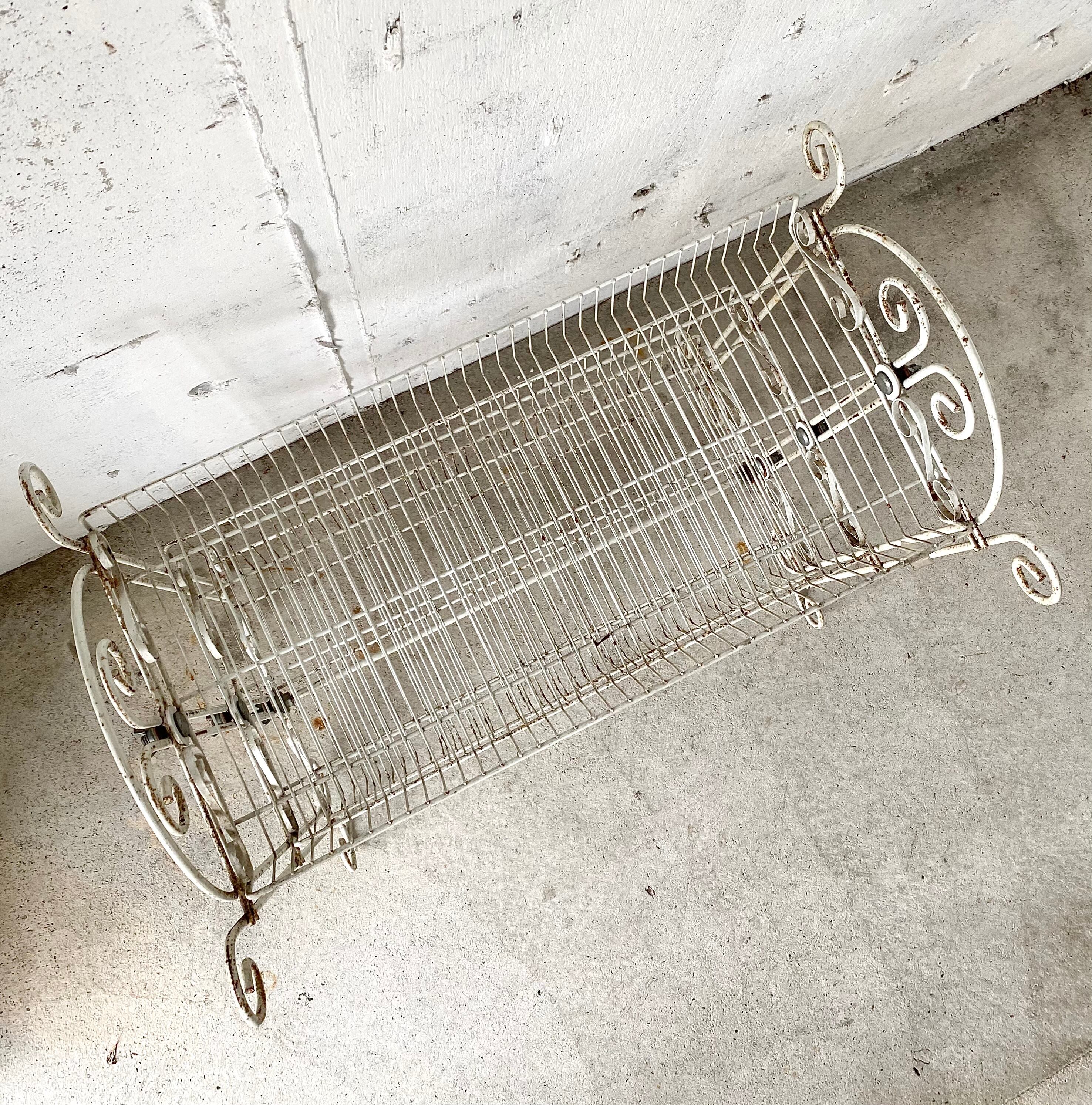 シャビーシックなワイヤーラック[古家具] | giraffes craft