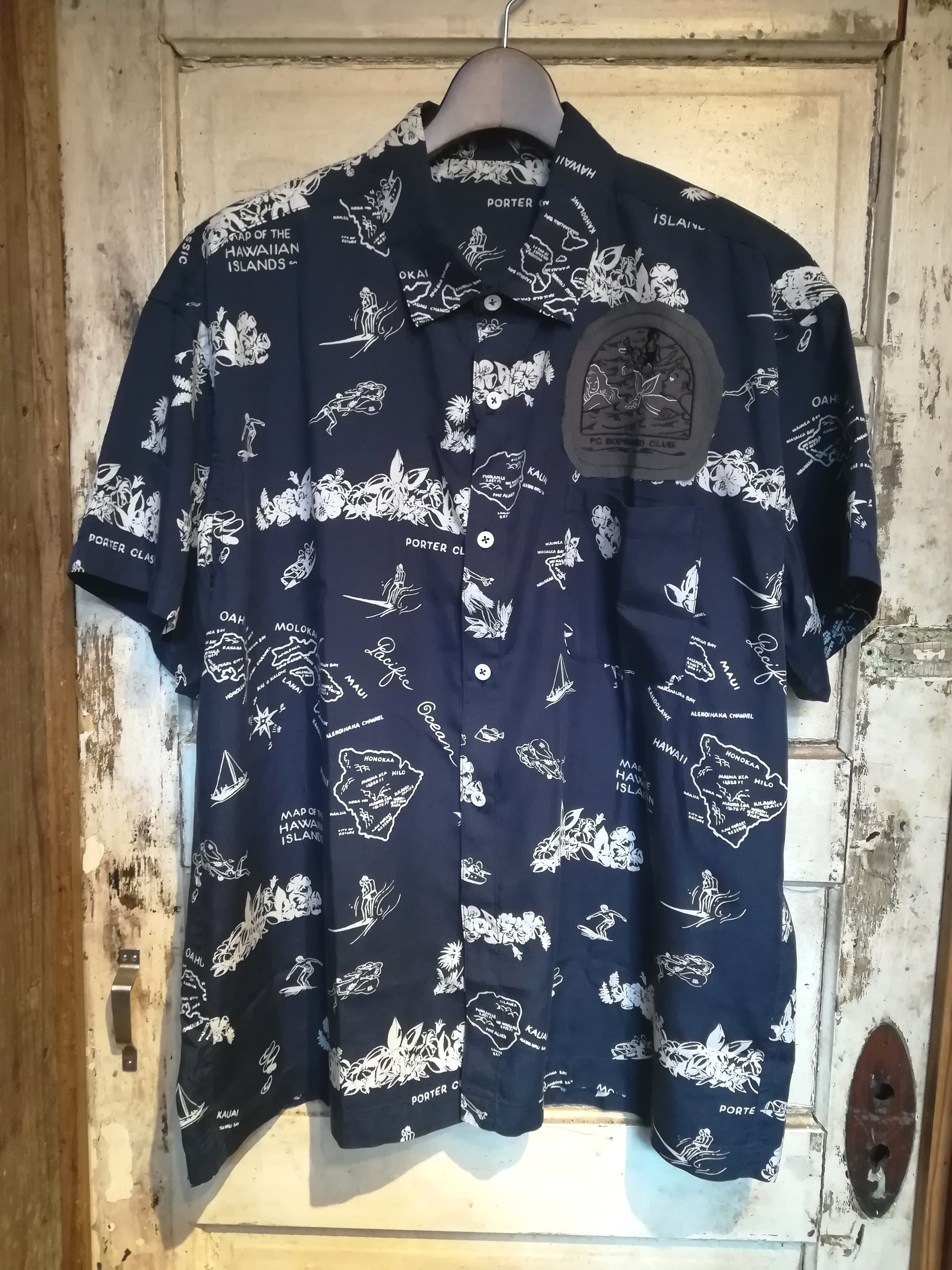 Porter Classic (ポータークラシック) ALOHA SHIRT “NAVY BLUE HAWAII 
