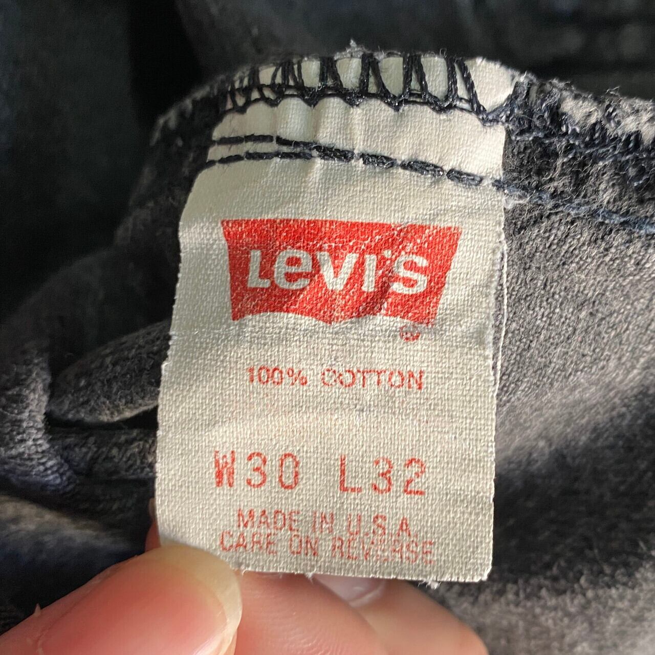 90年代 USA製 Levi's リーバイス 550 テーパード ワイド バギー デニム