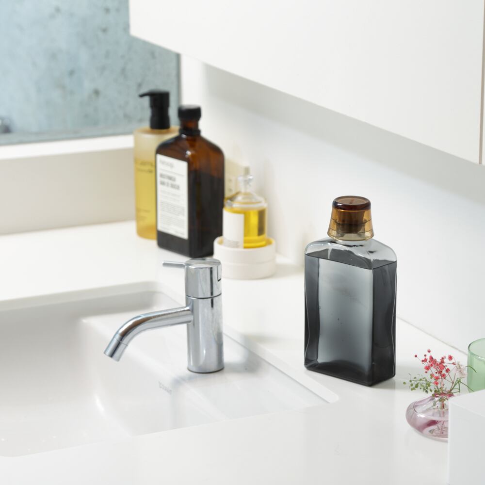 マウスウォッシュボトル MOUTH WASH BOTTLE グレー/アンバー