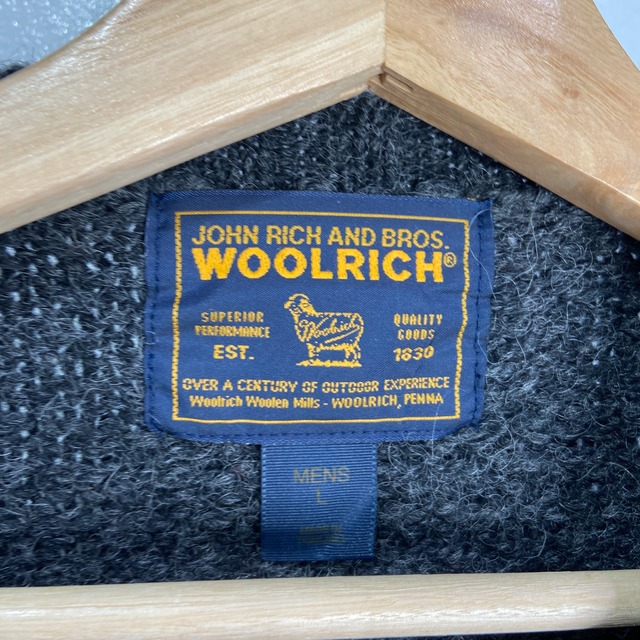 『送料無料』WOOLRICH ウールノルディックセーター　スキー柄　雪柄