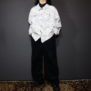 flower and paisley pattern embroidery design jacket