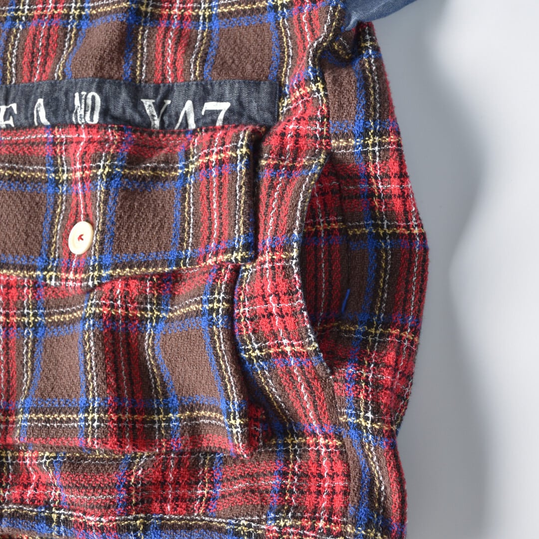 快晴堂 カイセイドウ ガールズタータンチェック・アルピーノスタンドヤッケ・ココアタータン【送料無料】