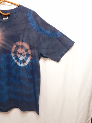 手染めのTシャツ・兼用XLサイズ(藍染・ベンガラ染め)