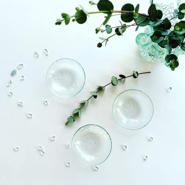 レトロガラス 豆皿4枚セット｜2026 福袋③