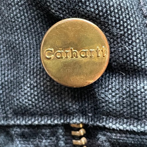 00s ブラック ダブルニー Carhartt B01 BLK 32×34 詳細写真10