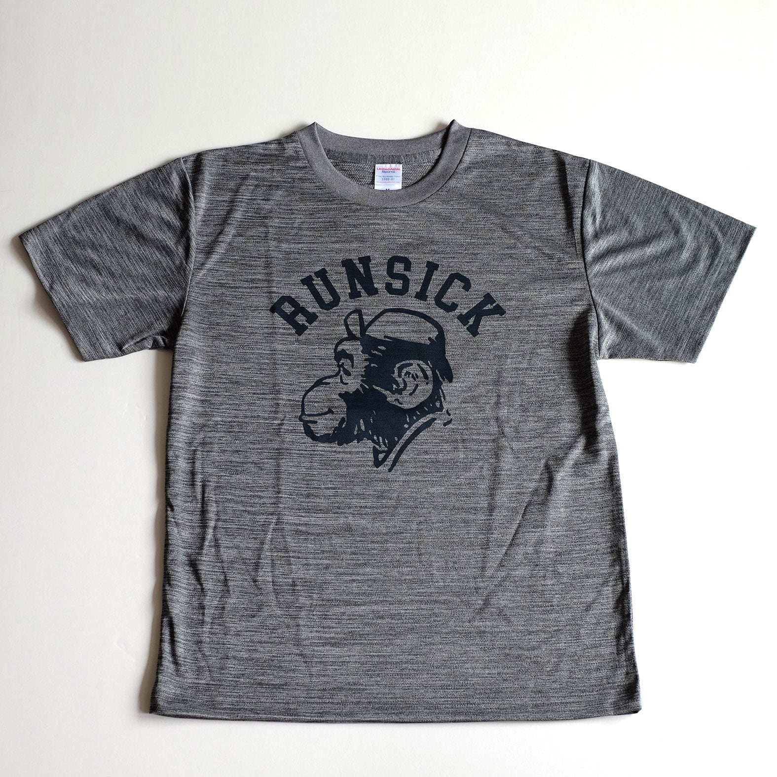 RUNPANZEE TEE / HEATHER CHARCOAL