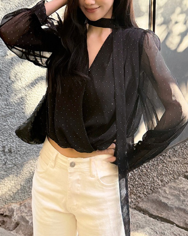 Lumière Sheer Blouse
