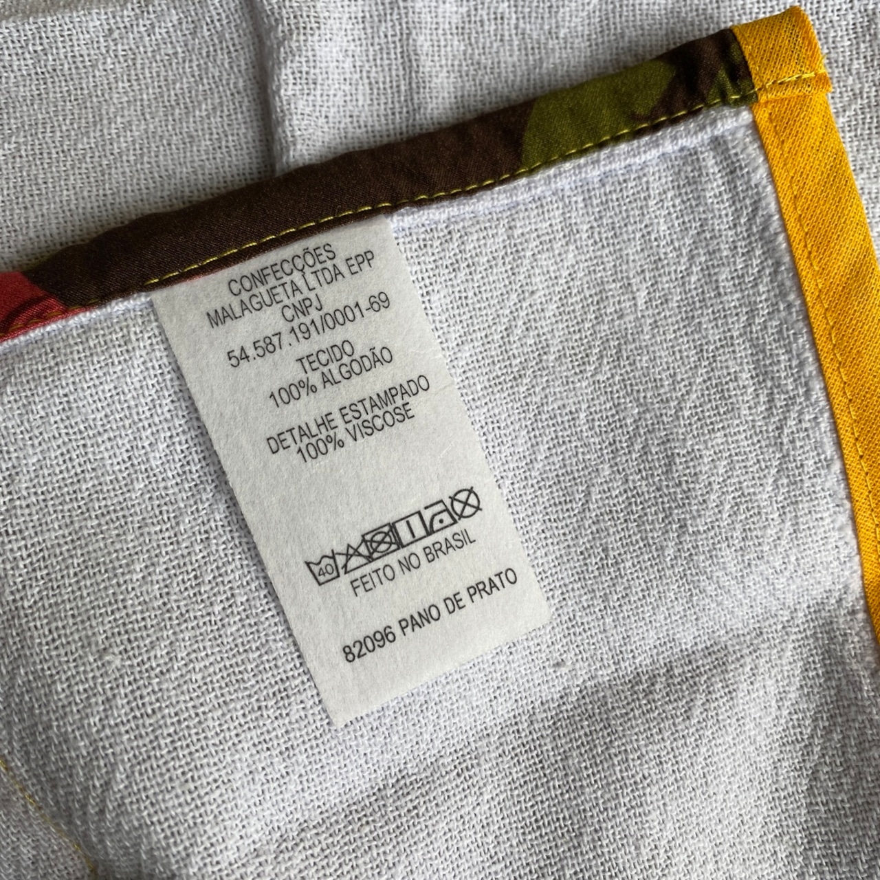 【MALAGUETA マラゲッタ】 PANO DE PRATO 布巾 ④