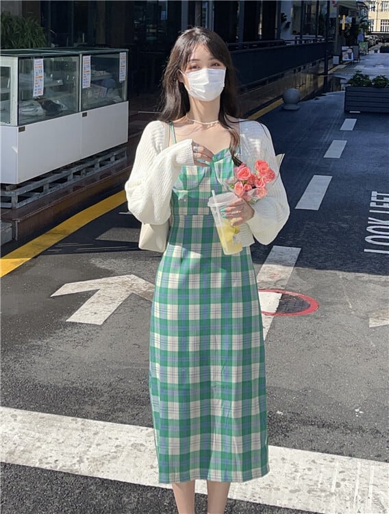 スタイルパターンウェストドレス レディースオータム薄手ニットカーディガン 秋物 クレセントシティ78087446064