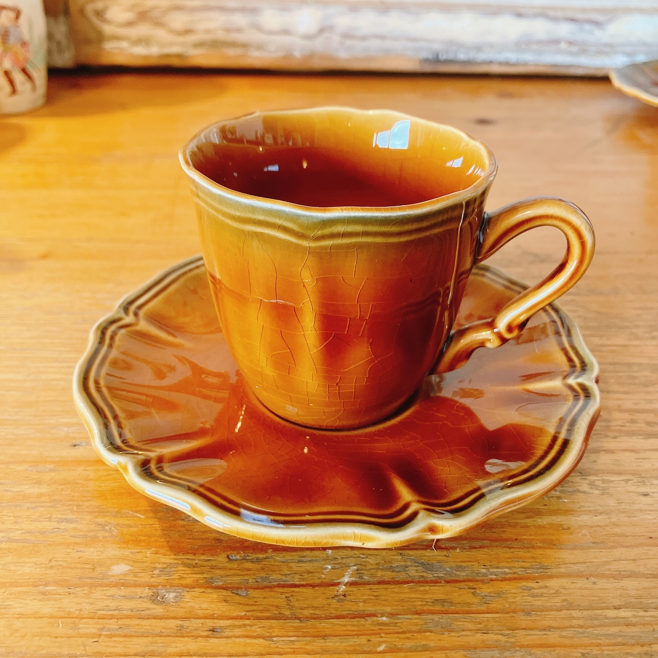 Bフランスブロカント デミタスカップ＆ソーサー | gc.brocante