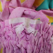 フラダンス 衣装 パウスカート ピンク系 シングル シンプル ティアレ柄 葉っぱ柄 かわいい 華やか 鮮やか 明るい ふわふわ ハワイアン アロハ ハワイアンプリント フラ ダンス レッスン 練習 グリーン系 イエロー系 おしゃれ カラフル 可愛いスカート