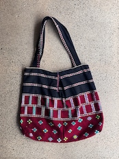 Karen tribe／Vintage fabric bag