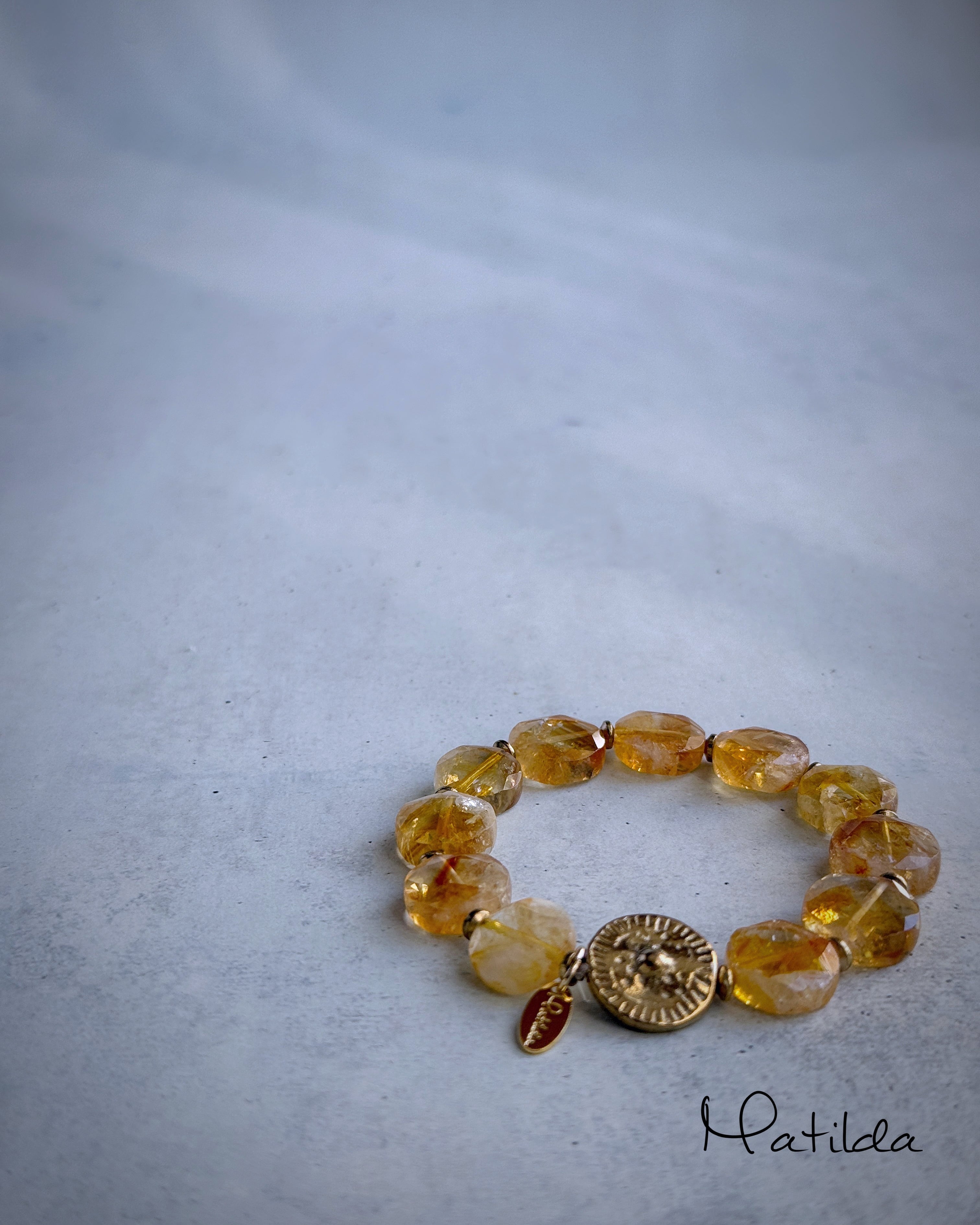 tumble bracelet(シトリン)