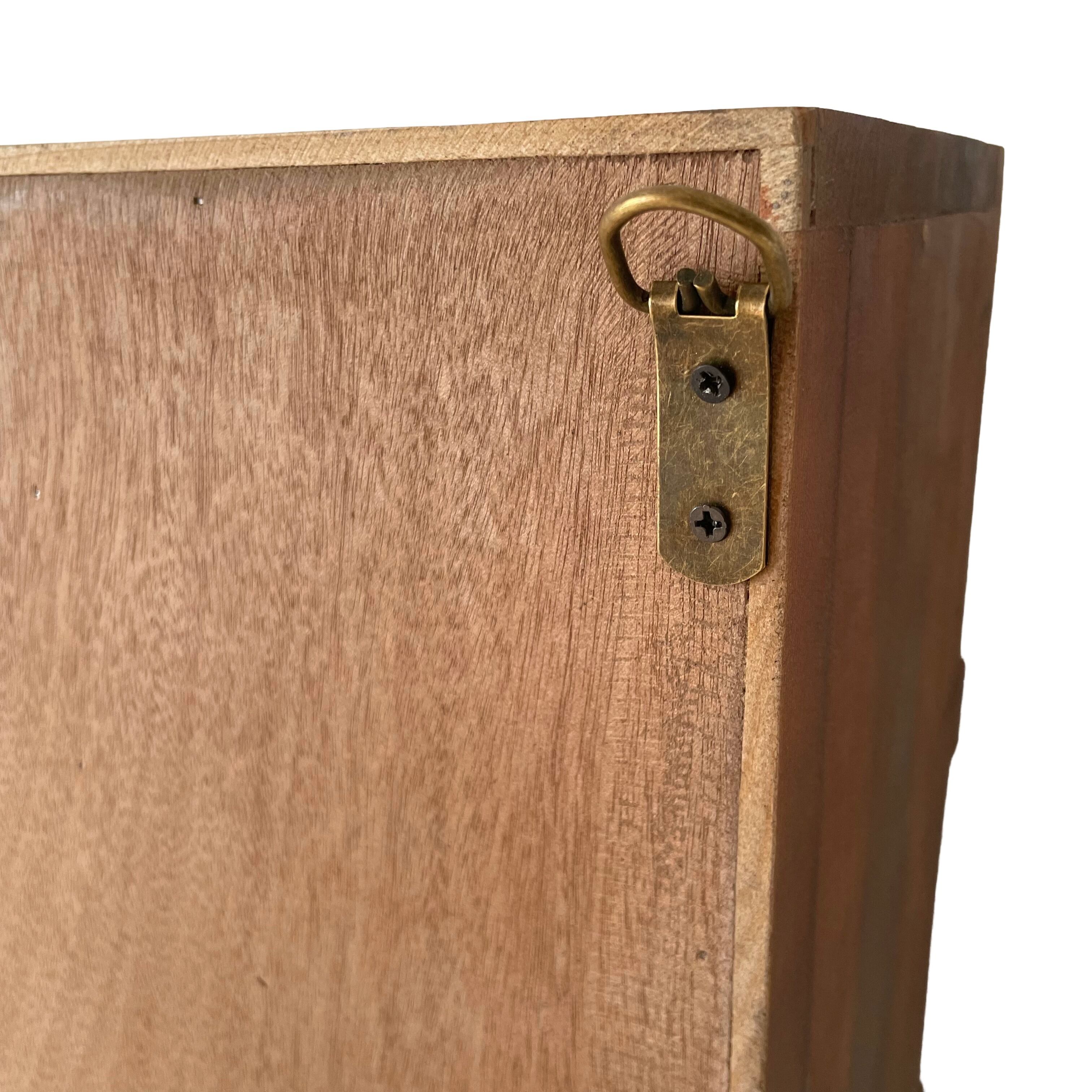 Vivid Label Wood Collection Box W60cm×D19cm×H48cm 収納コレクション