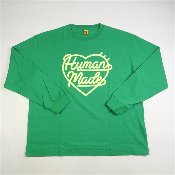 HUMAN MADEヒューマンメイドHEART L/S T-SHIRT 白 L