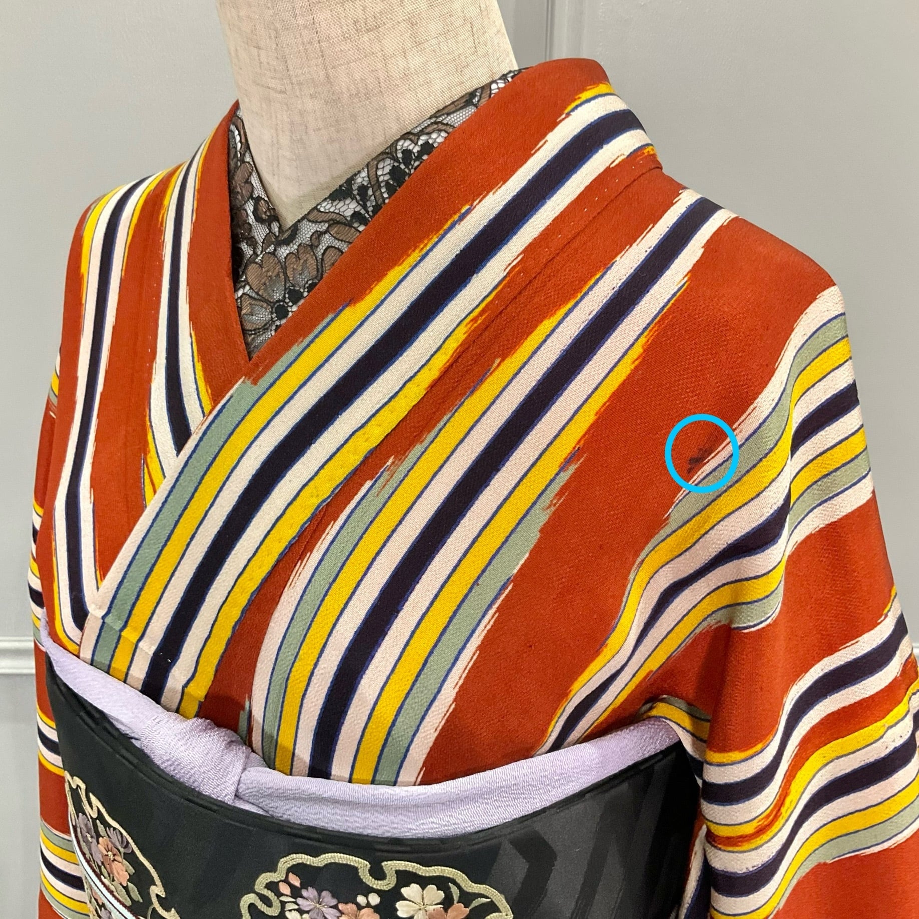 retro stripe*立涌 ブラウン 茶色 縞 ストライプ 幾何学 retro stripe*立涌 ブラウン 茶色 縞 ストライプ 幾何学