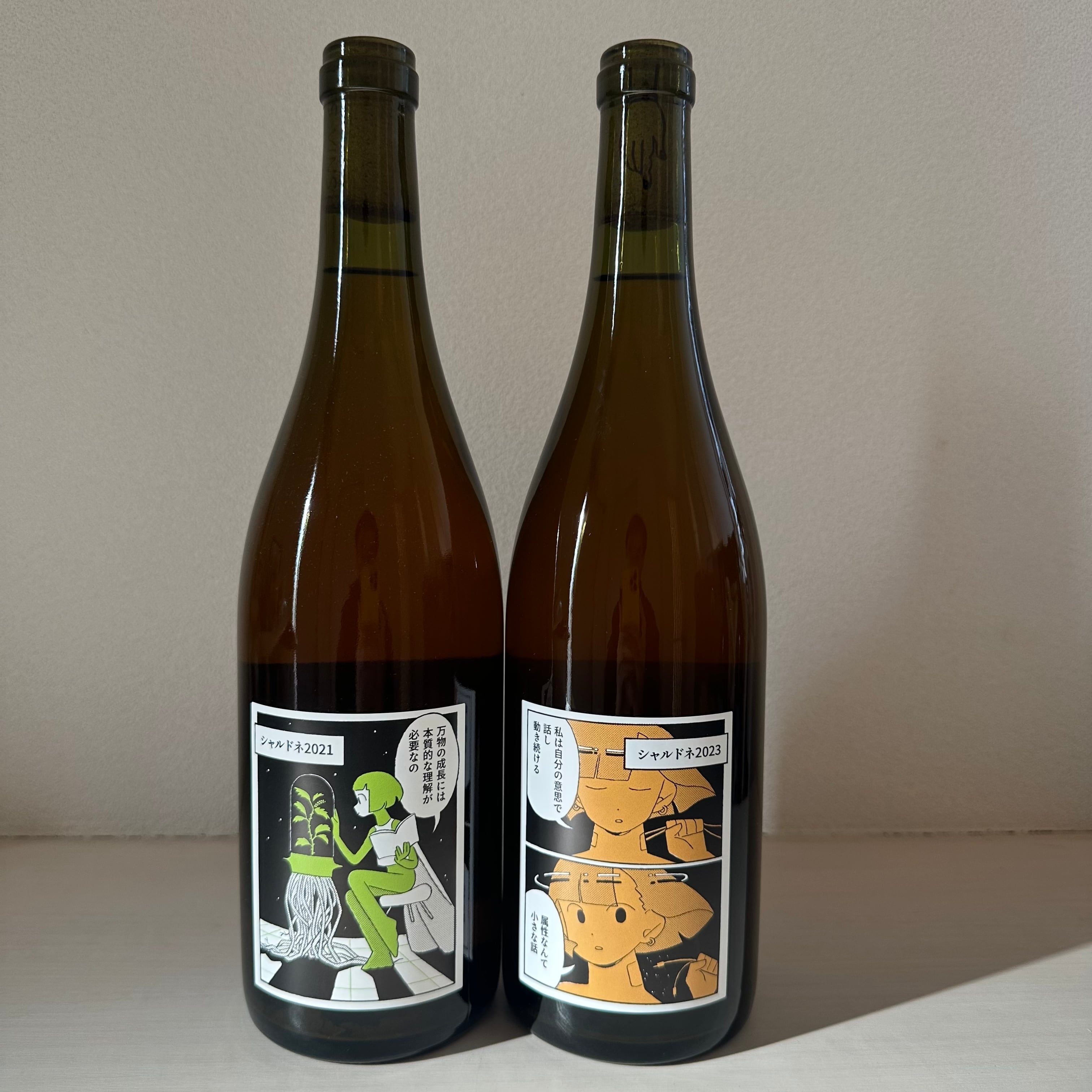 飲み比べ2本セット シャルドネ2021 ＋ シャルドネ2023　LES VINS VIVANTS/ レヴァンヴィヴァン