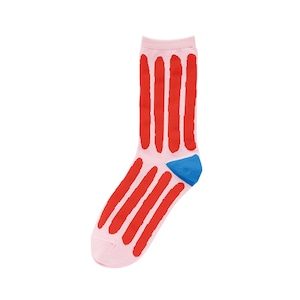 Goma socks Bold Line Pink ゴマ ソックス 靴下