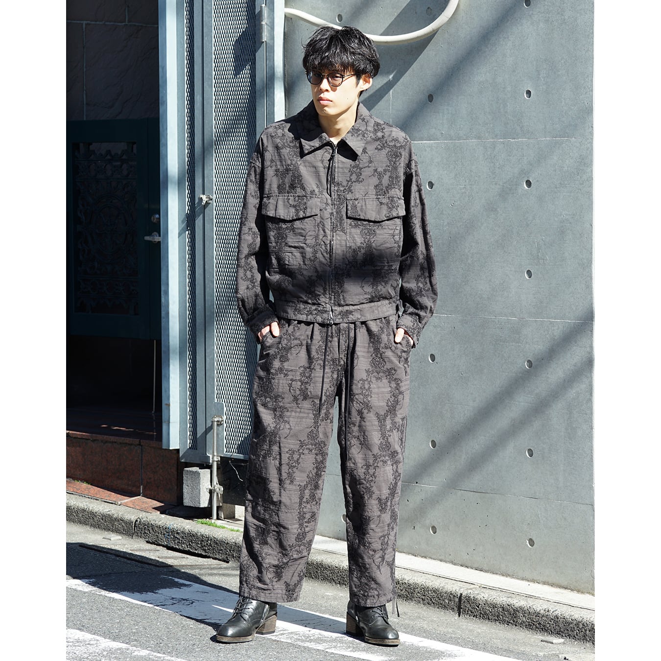 The Viridi-anne] (ザヴィリディアン) VI-3963-06 EMBROIDERED STRIPE