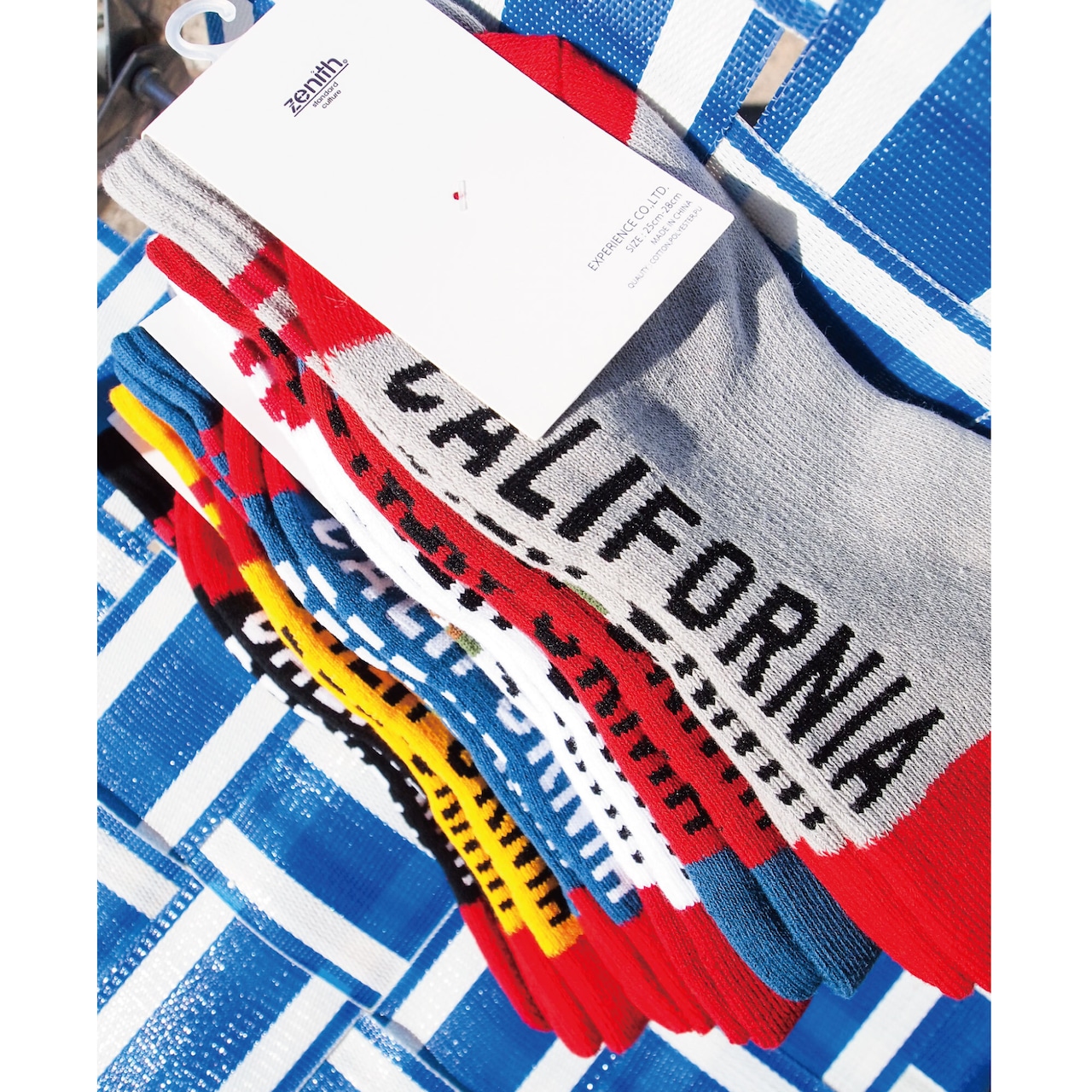 【ZENITH】CALIFORNIA GRIZZLY SOCKS（6color）