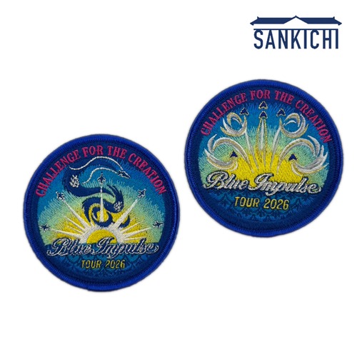 自衛隊グッズ ワッペン 航空自衛隊 ブルーインパルス 2026 ツアーワッペン 2種 国産 ベルクロ付「燦吉 さんきち SANKICHI」