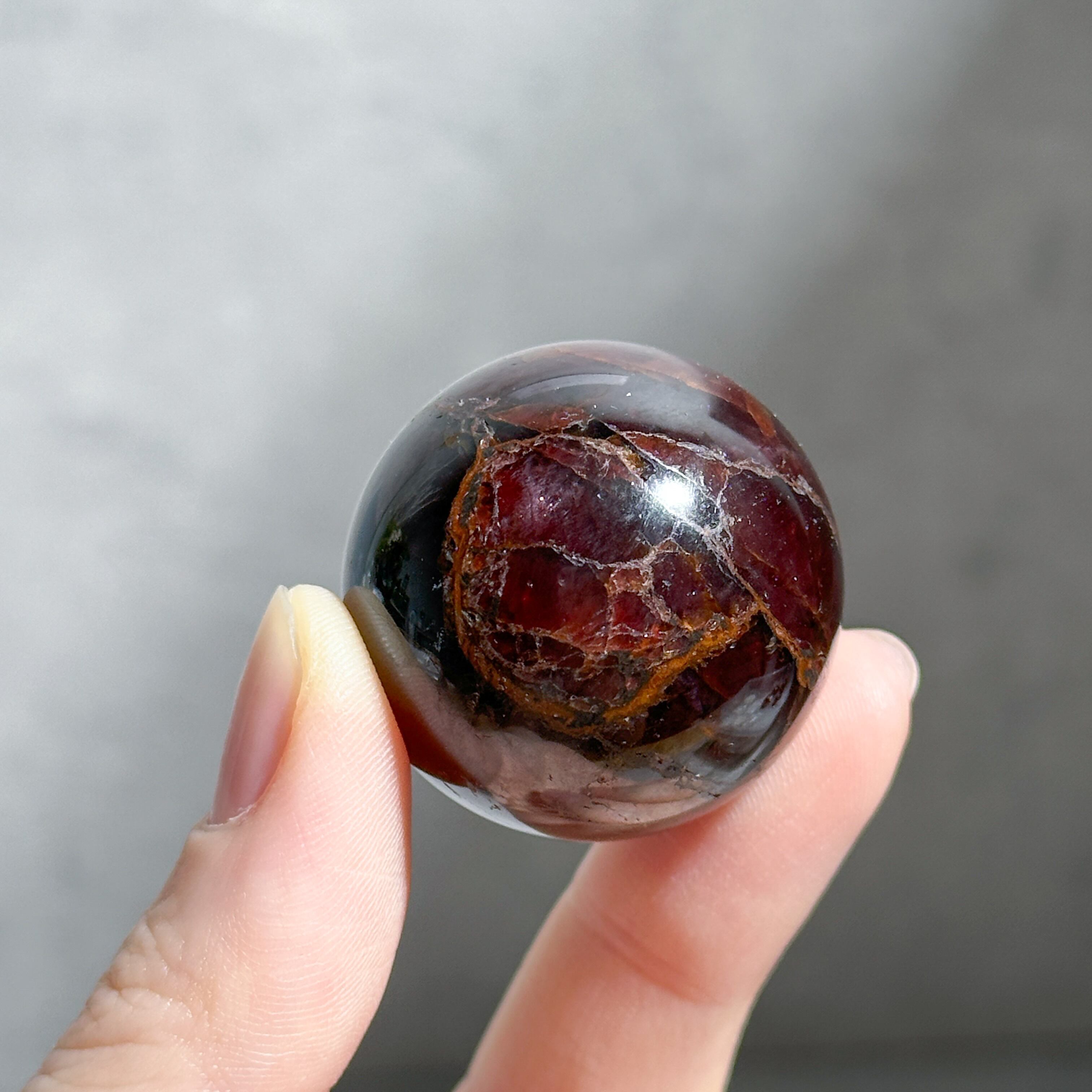 スターガーネット スフィア(丸玉)31◇Garnet◇天然石・鉱物・パワーストーン