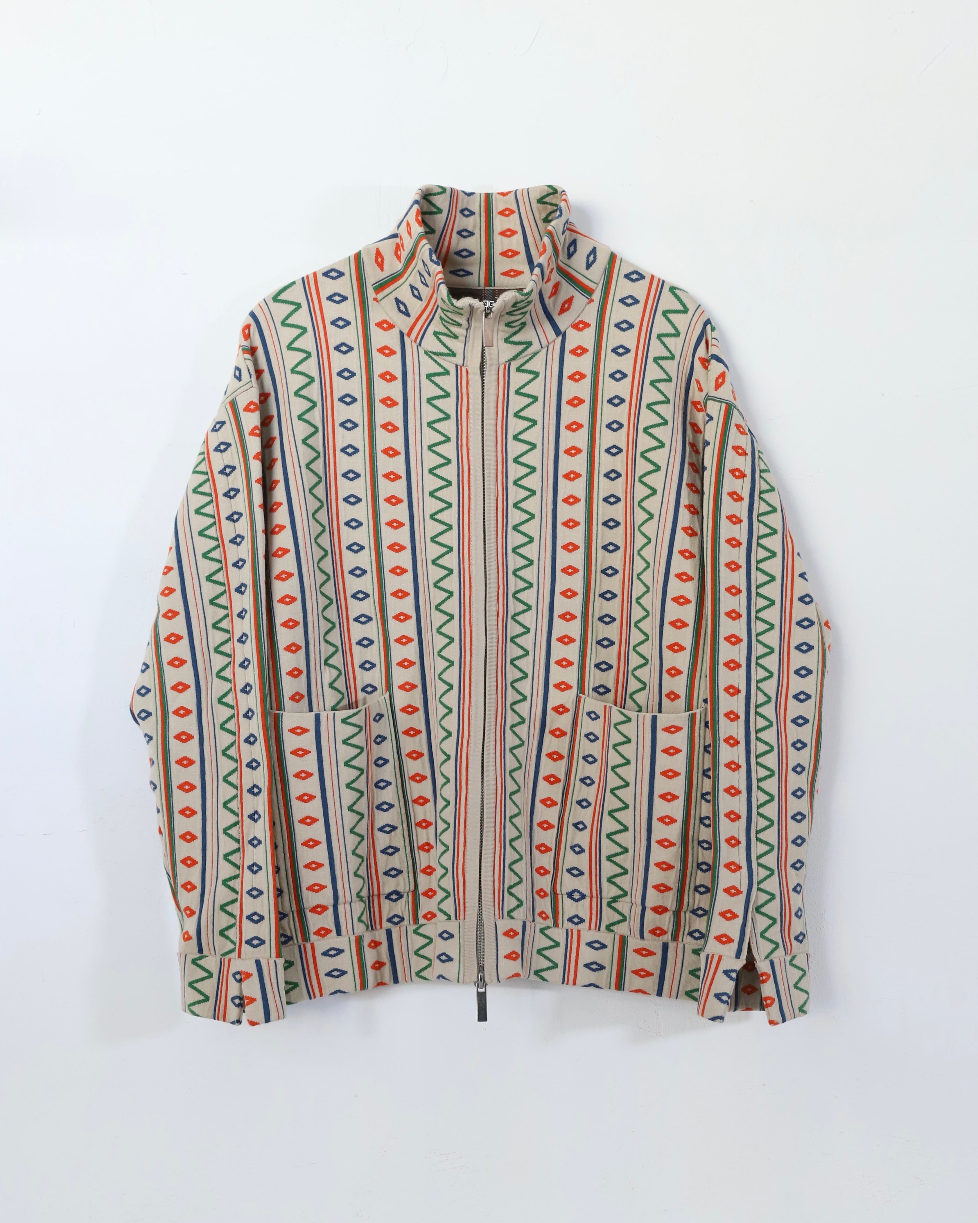 Jacquard Knit Drivers Jacket / ジャガードニットドライバーズ 