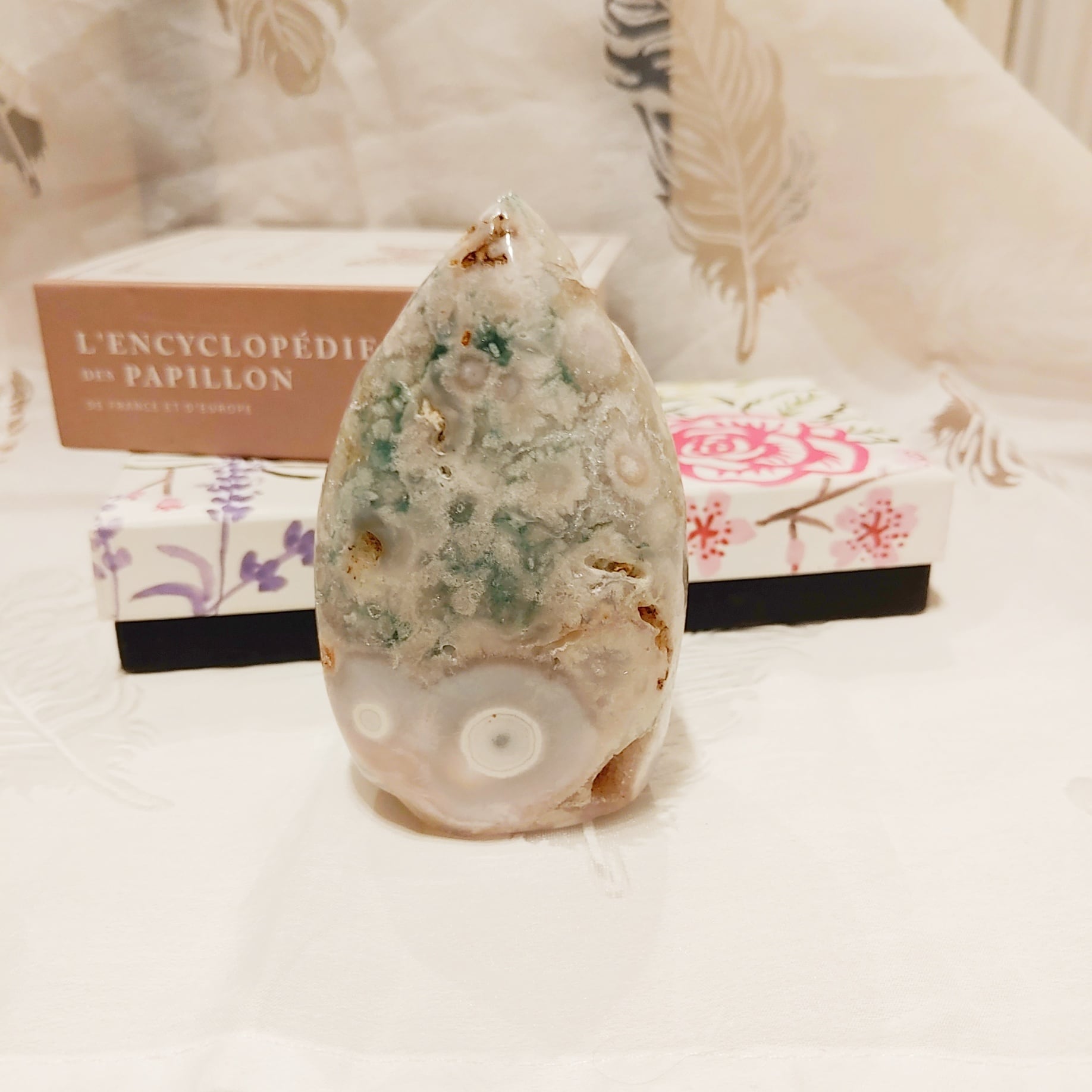 ピンクアメジスト&フラワーアゲートフリーフォーム | Happy♡haru