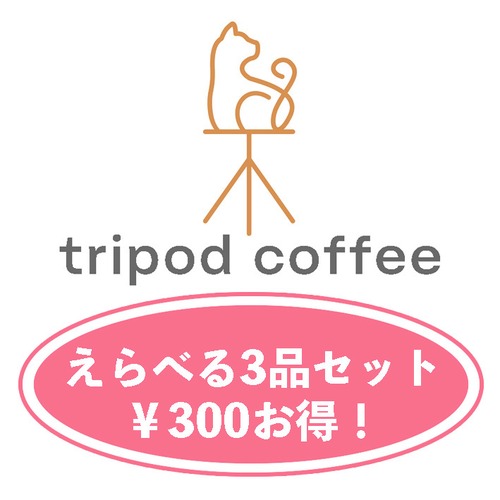 えらべる3品セット　通常価格より10％オフ！！