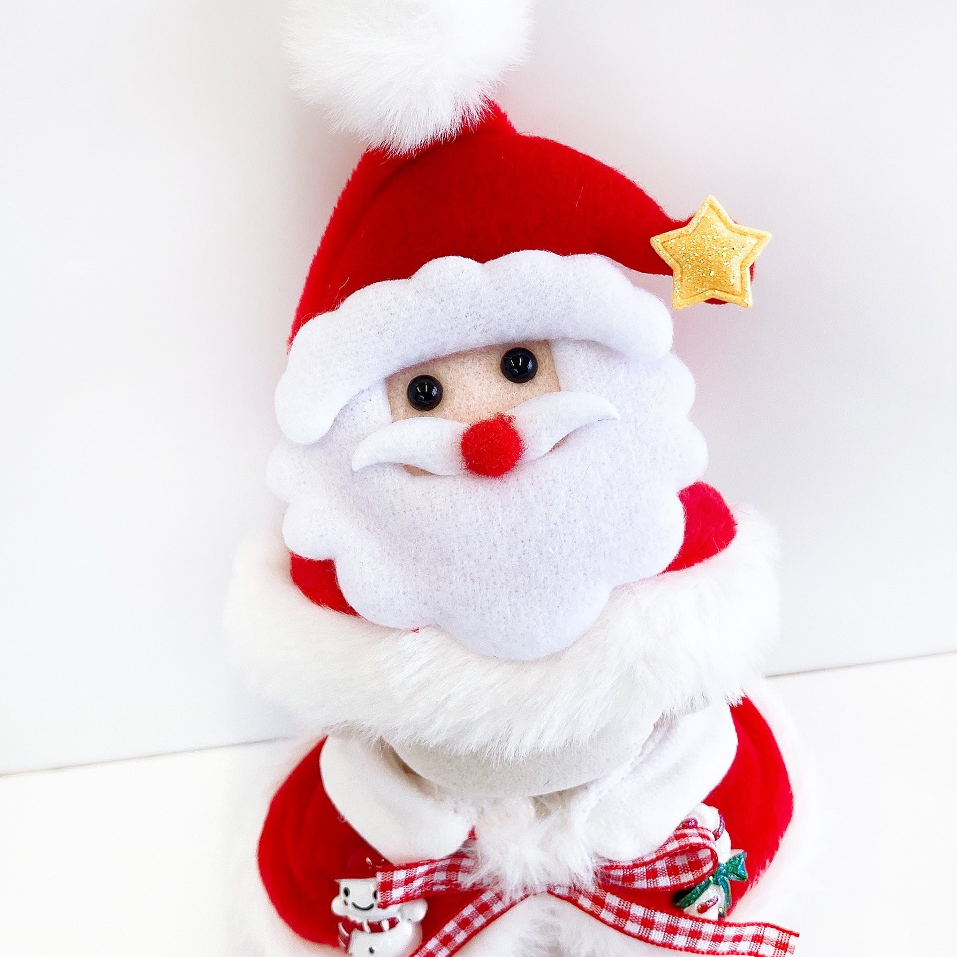 1091【10cm】サンタマスコットなセット | Little Closet │ ぬい服