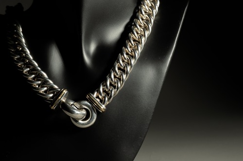 Vintage Tiffany & Co  & Heavy Curb Link Chain Necklace