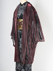 【即納品】Rumi Rock羽織　オーロラ　レッド×シルバー　[B586 B1225]