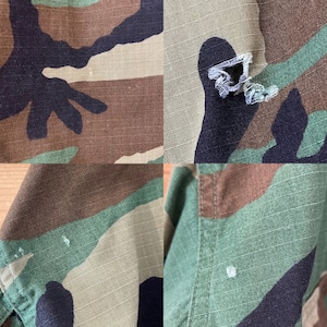 【BDU jacket】90s 米軍 実物 ミリタリージャケット 迷彩 カモフラ US古着