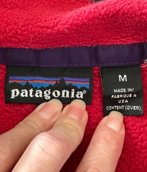 -Patagonia- Vintage 90s M Snap-T Fleece Pullover 雪無しタグ