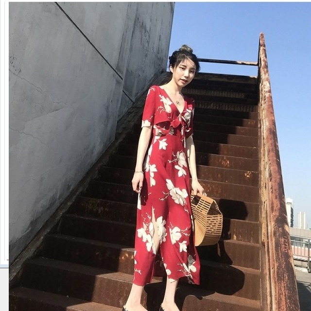 サマー ドレス リゾート アロハ ワンピース リゾートワンピース ボタニカル ハイウエスト おしゃ マキシ丈 カシュクール 花柄 サマードレ Basecamp49 サマー ドレス リゾート アロハ ワンピース リゾートワンピース ボタニカル ハイウエスト おしゃ マキシ丈 カシュクール 花柄 サマードレ Basecamp49
