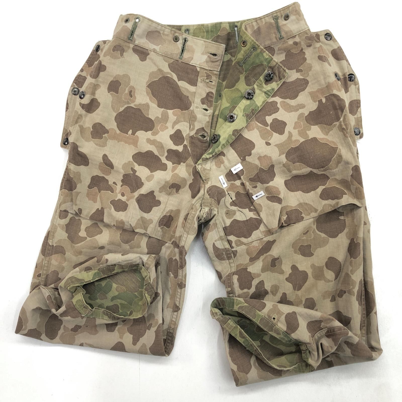 USMC 40年代 WWII HBT ダックハンターカモ パンツ セカンドモデル 2nd