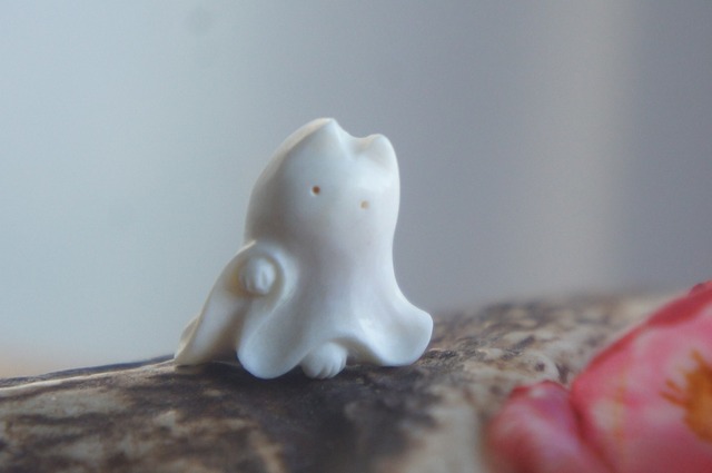 鹿角彫刻「兎角亀毛」猫にのっとられたおばけ【10】